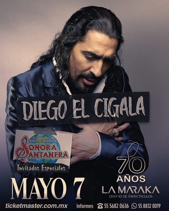 Regresa Diego El Cigala en un show intimo a la Maraka