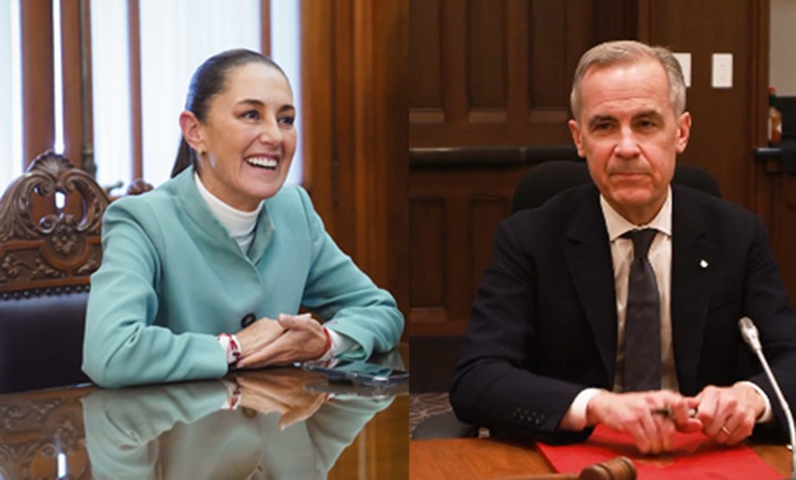 Sheinbaum y primer ministro de Canadá dialogan sobre economía
