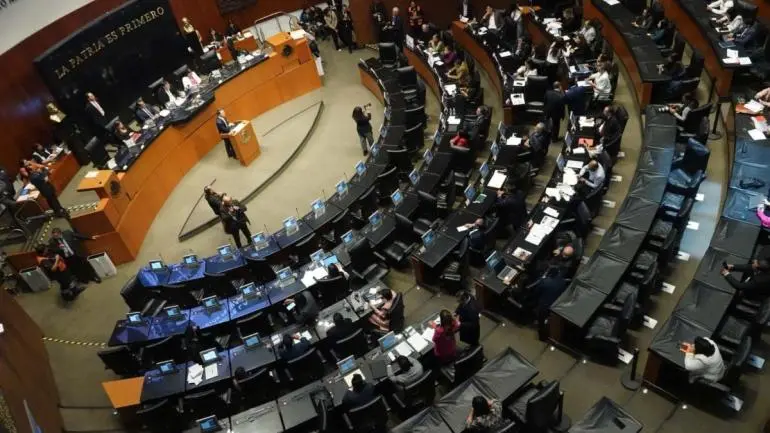 Cancela Senado reunión bilateral con comitiva de EU