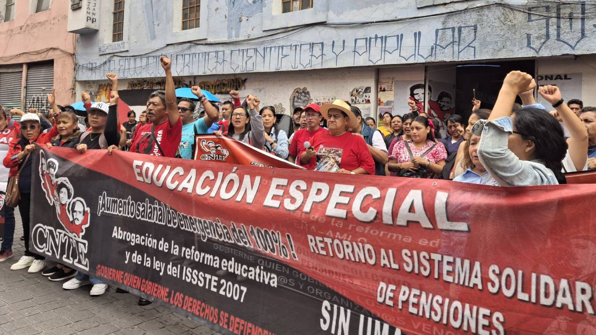 CNTE reanuda diálogo con Gobierno Federal en medio de protestas en CDMX