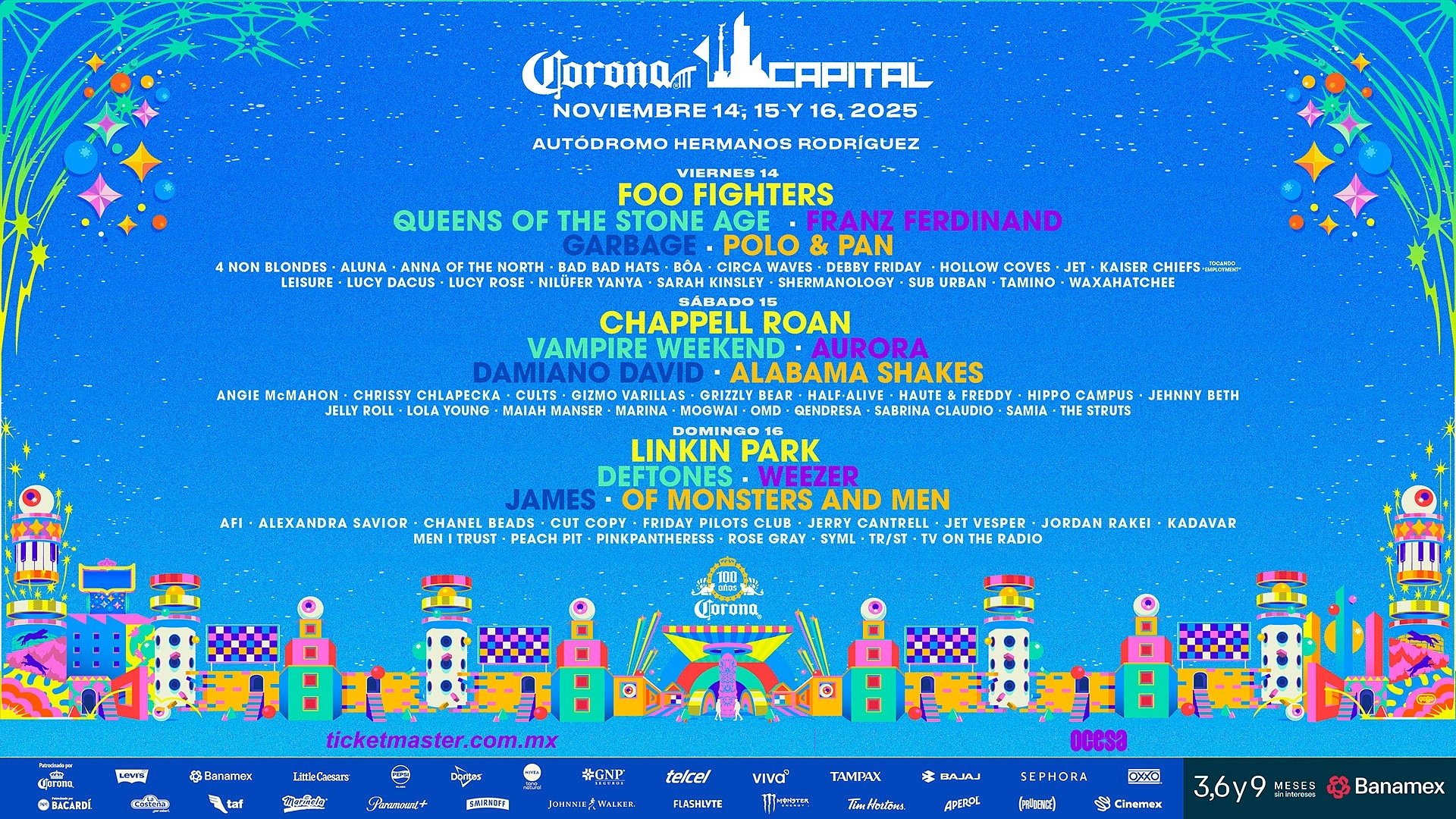 Corona Capital 2025: la guía día por día de los artistas imperdibles