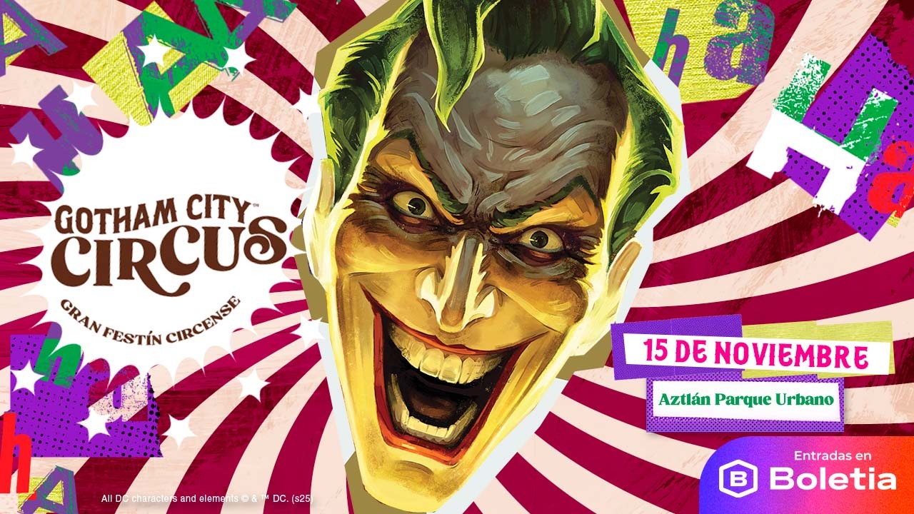 The Joker toma el control de Aztlán Parque Urbano: CDMX será la sede de una experiencia inmersiva inspirada en el Universo Gotham