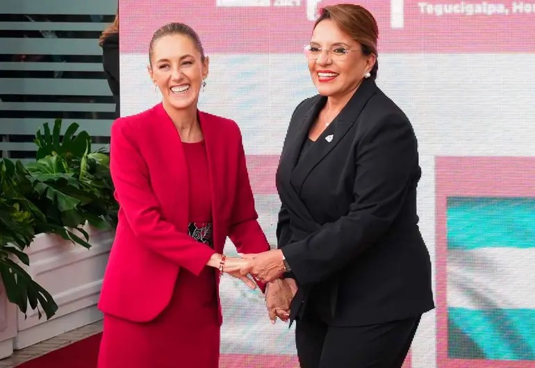 Sheinbaum recibirá a la presidenta de Honduras; será mañana en Palacio Nacional