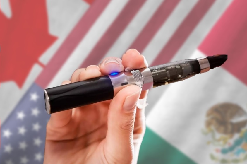 Prohibición constitucional del vapeo en México podría ser derogado para renegociar el TMEC