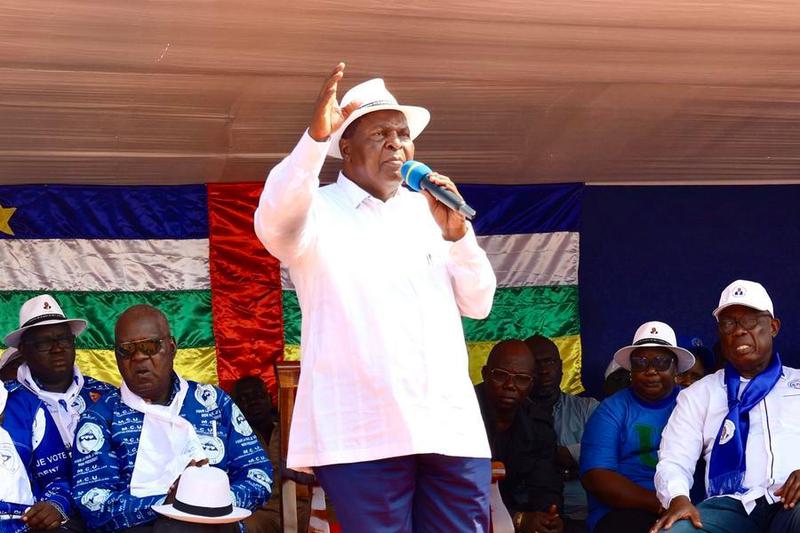 (Multimedia) Presidente interino Touadera de República Centroafricana es reelegido, anuncia Consejo Constitucional