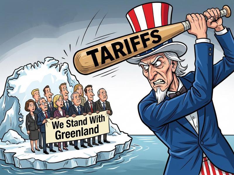(Multimedia) Viñeta | ¿Apoyáis a Groenlandia? Pues, ¡enfrentad mis aranceles!