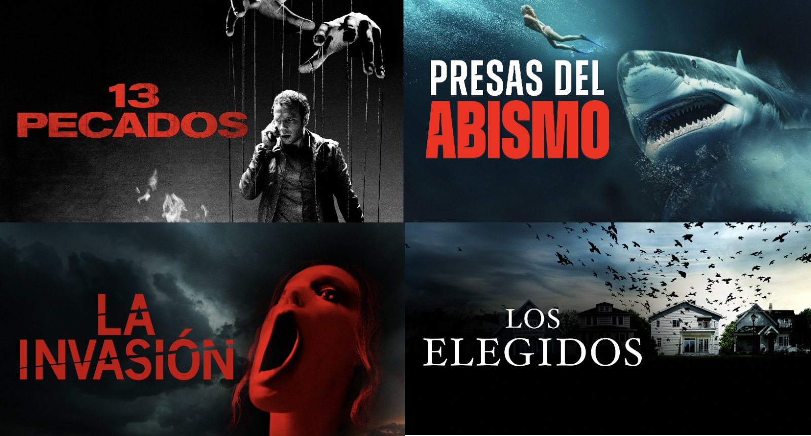 Cine de tiburones, acción, terror y suspenso con Richard Dreyfuss y Ron Perlman en los estrenos exclusivos de Adrenalina Pura+ en febrero